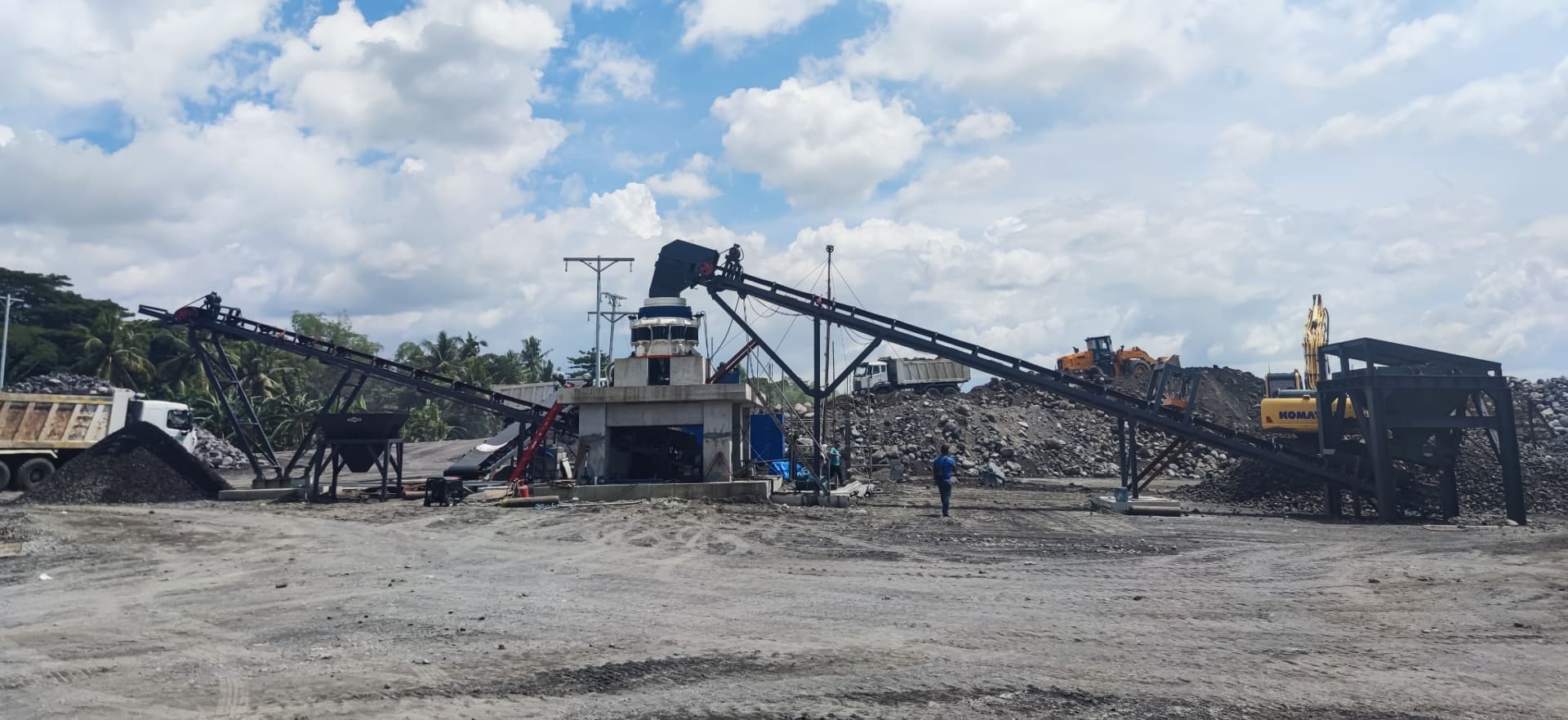 3.80tph Cone Crusher Plant in the Philippine