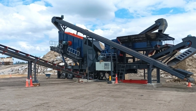 mobile crushing plant