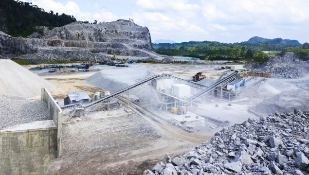 stone crushing plant