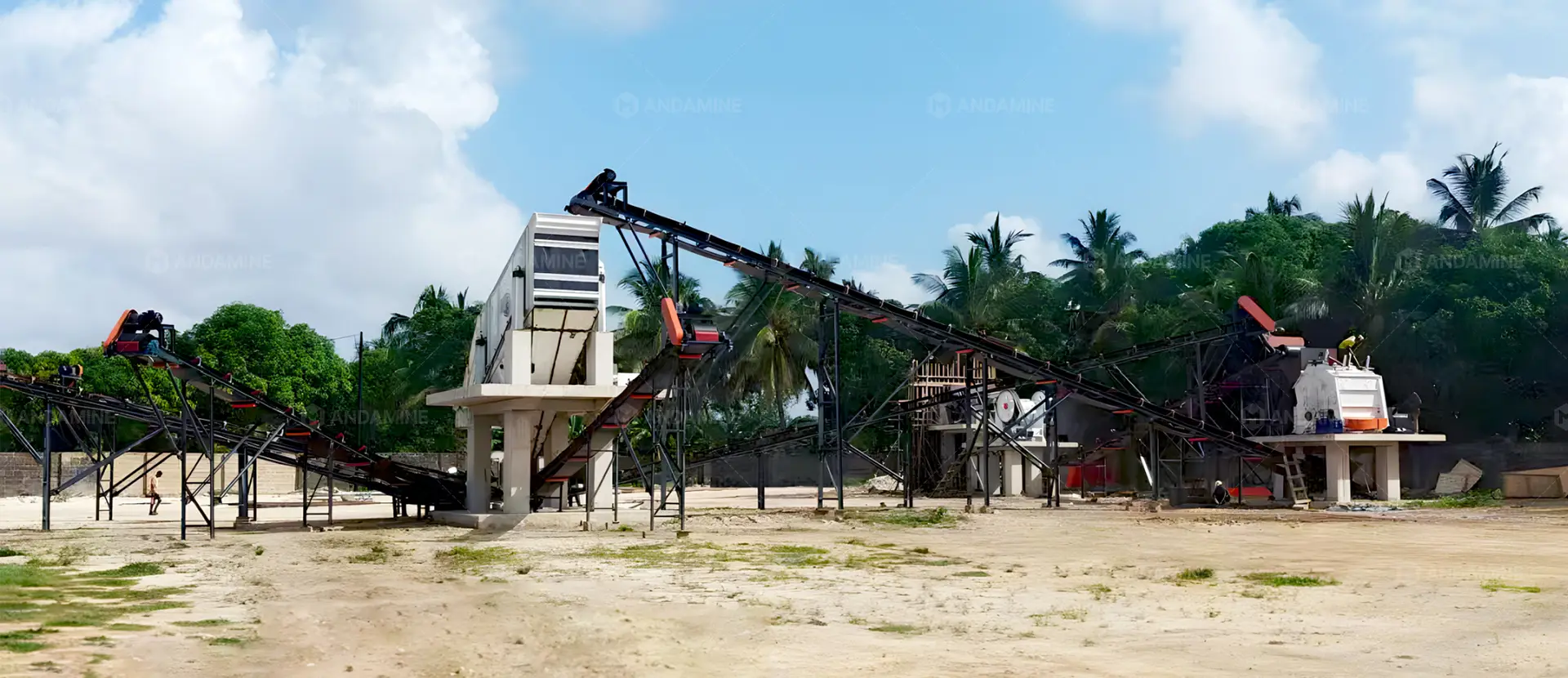 100t crushing plant tanzania