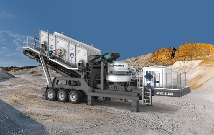 APY2-V mobile sand making machine