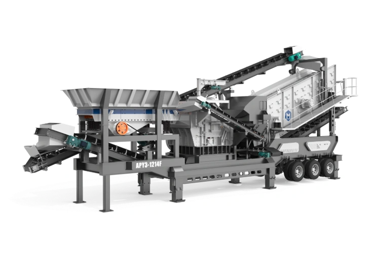 APY3-F-mobile impact crusher