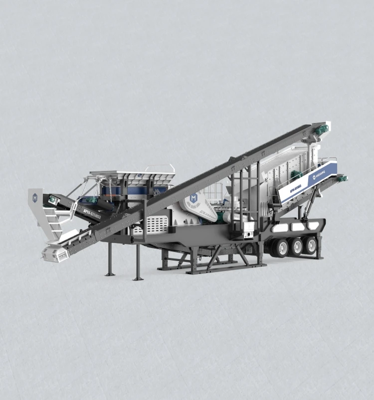 APY4-S mobile combined crusher 3D