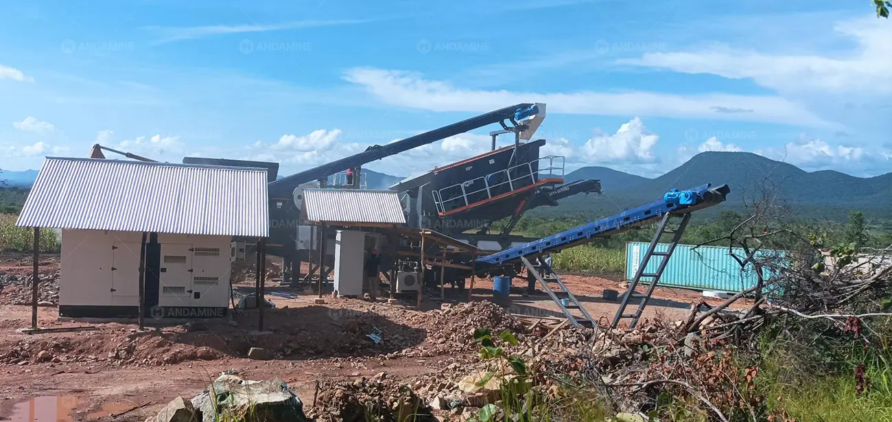 60t mobile stone crusher tanzania