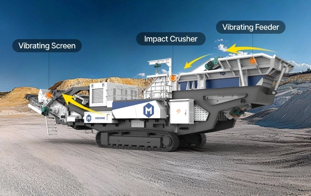 crawler impact crusher arrow