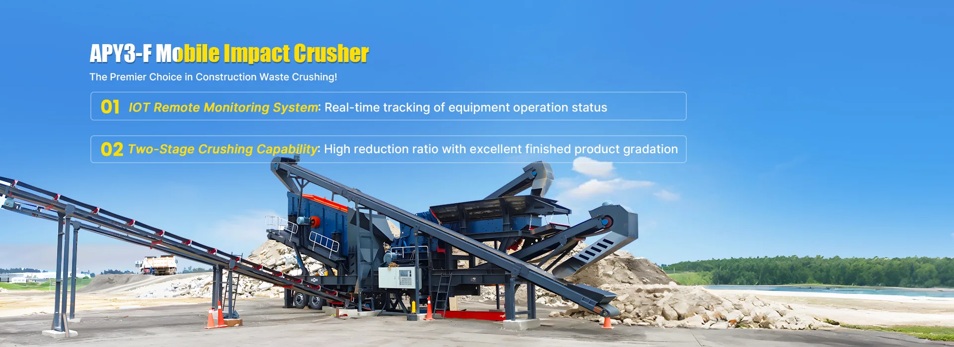 mobile impact crusher plant banner